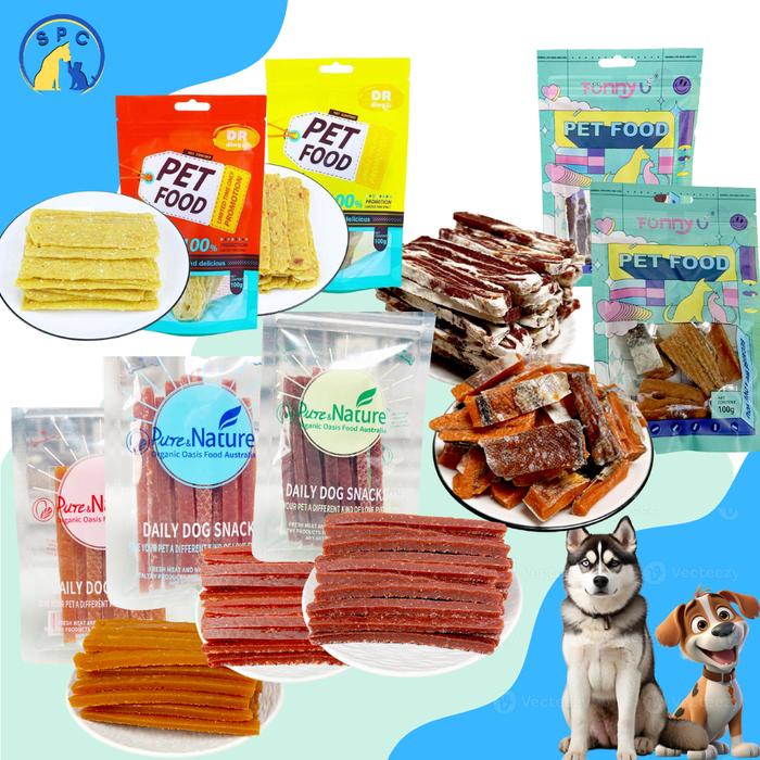 

DISKON Snack Anjing DRDING Strip Beef Chicken with Vegetable Makanan Ringan WR820
