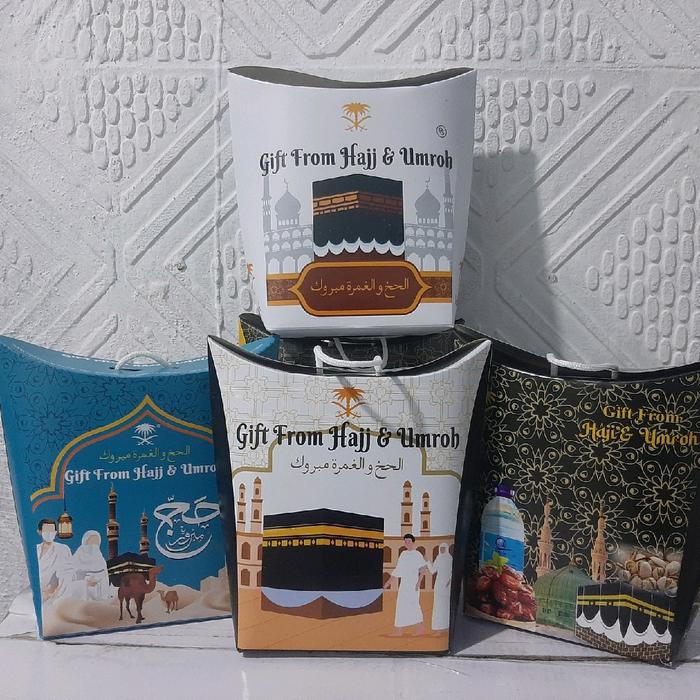 

party- 50 Pcs dus tali paperbag buat paketan oleh oleh haji dan umroh Souvenir