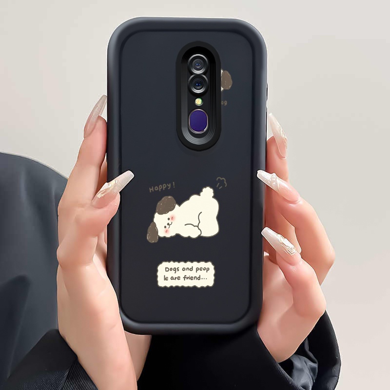 Casing Hp Untuk OPPO F11 A9 2019 A9x F9 F9 Pro F11 Pro F7 F5 Youth A7x Realme 2 Pro U1 Case Puppy Ka