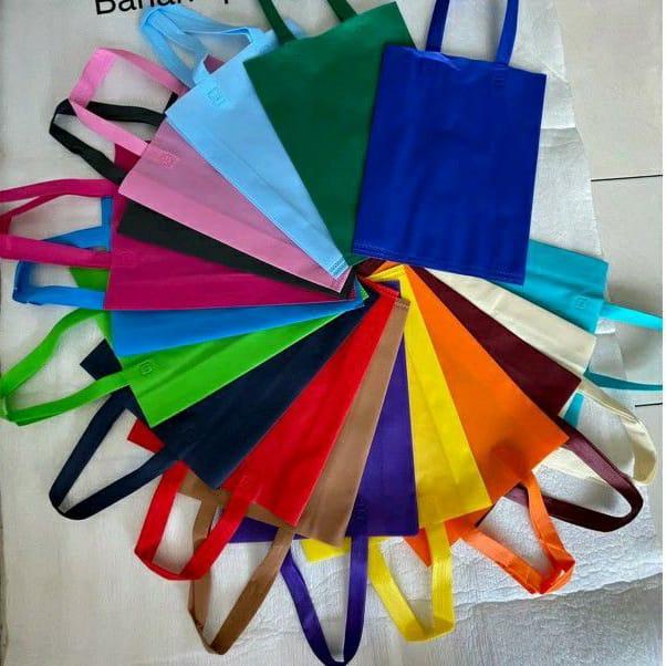 

party- 12 Pcs Lusinan Tas Kain SpunBond Goodiebag 20x26x8 , 25x35x10 , 30x40x10 , 38x45x12 cm