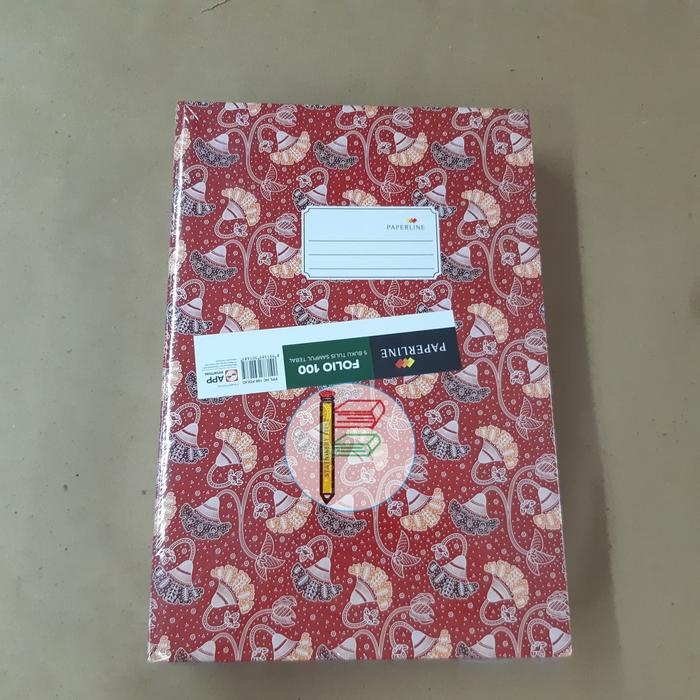 

Buku Tulis Hard Cover Paperline 100 Lembar Per Pack 5 Buku Baru
