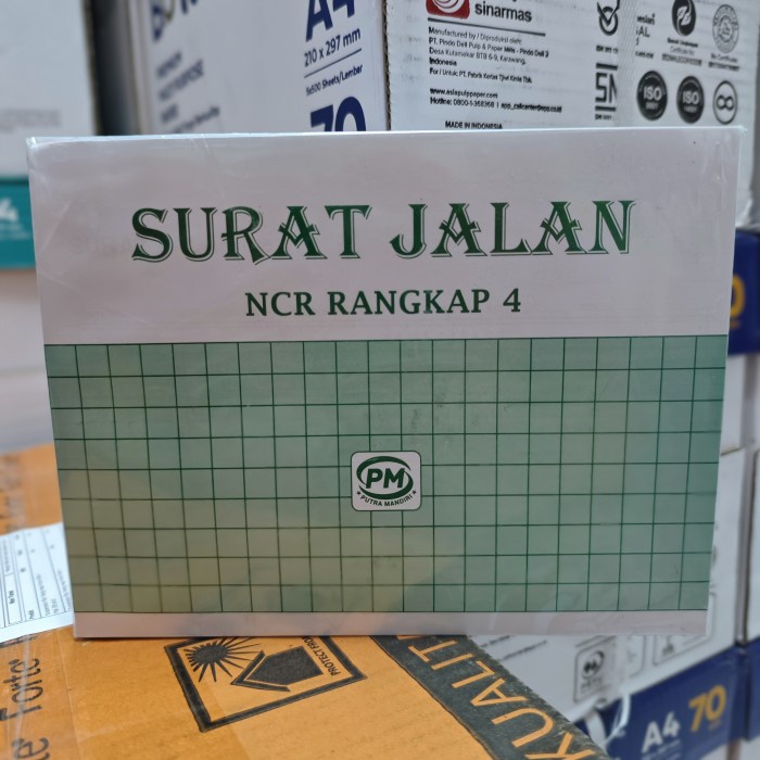 

Surat Jalan Pm 4 Ply / 4 Rangkap (1 Pak / 10 Pcs) Baru