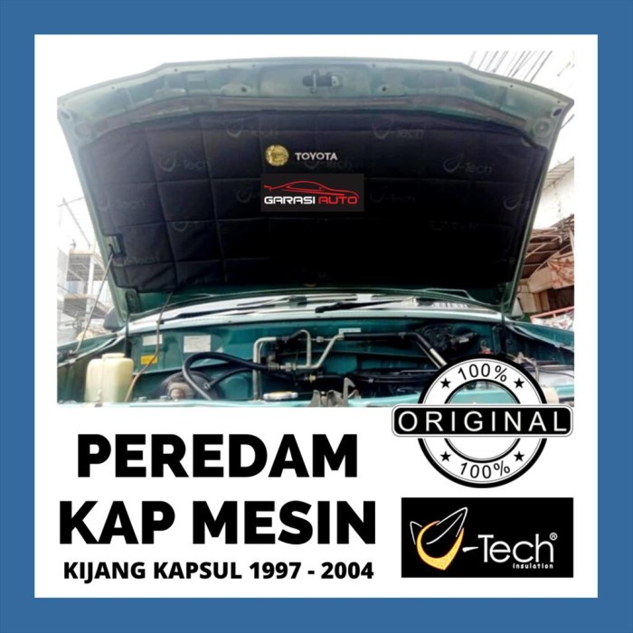 Termurah Peredam Panas Suara Kap Mesin Mobil Kijang Kapsul Lgx 1997-2004 Vtech