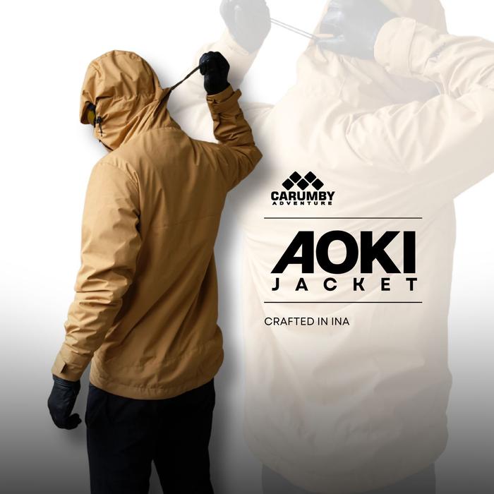 Jaket Gunung Carumby Aoki Polos Pria Wanita Unisex Terlaris