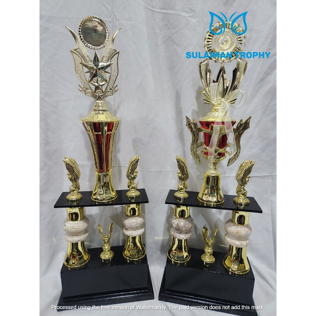 PIALA TROPHY KAKI 2 MARMER GUCI SATUAN