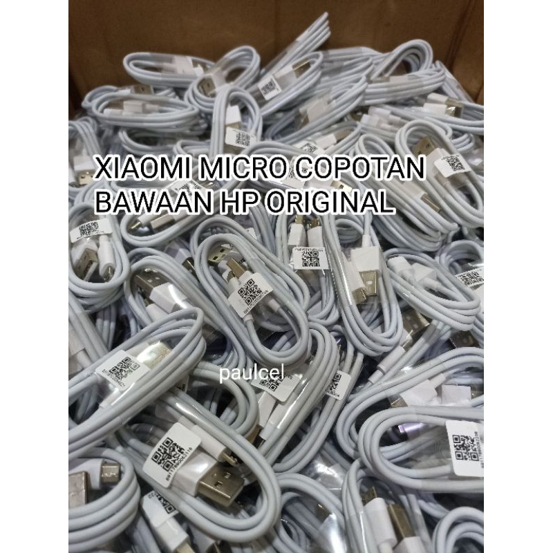 TerLengkapDong- Kabel Data Xiaomi Micro Copotan Asli Original 100%