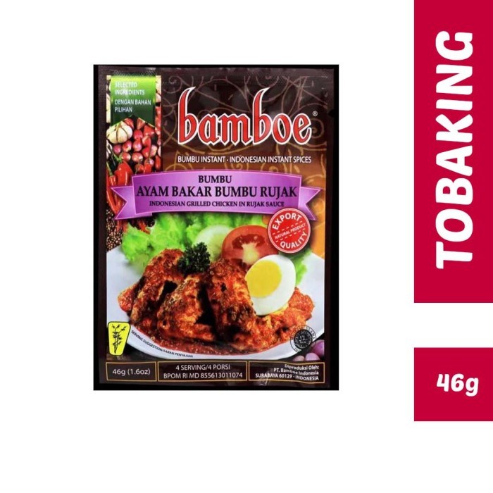 

JR114 Bamboe ayam bakar bumbu rujak bumbu instan NEW