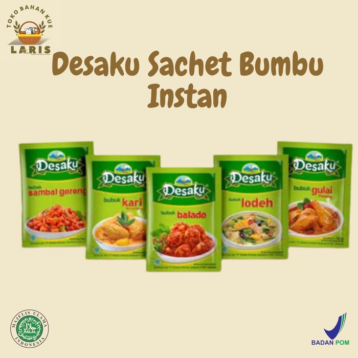 

JR528 Desaku Sachet Bumbu Instan 12,5gr (Tersedia 4 Varian) STOK TERBATAS