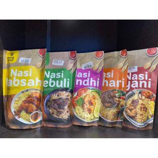 

SR593 Beras Basmati Bumbu Instan By Halal Feast Nasi Mandhi, Nasi Bukhari, Nasi Briyani, Nasi