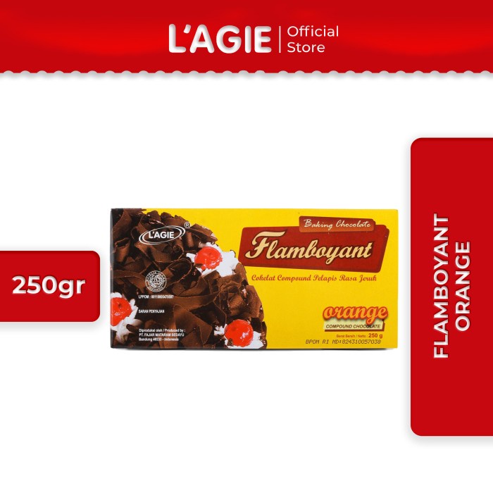 

Lezat- Lagie Coklat Blok Jeruk Flamboyant Orange 250gr