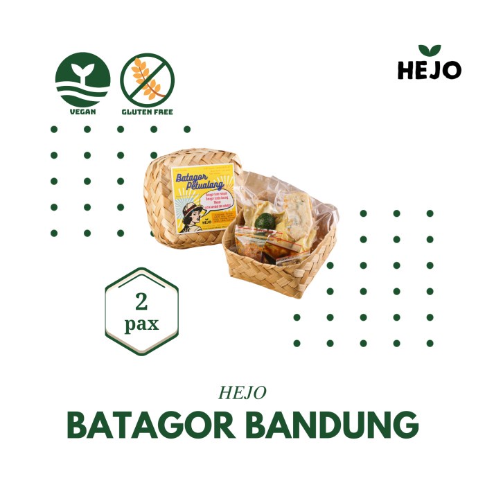 

Lezat- Hejo - Batagor Petualang Plant-based Baso Tahu Bumbu Kacang & Kuah