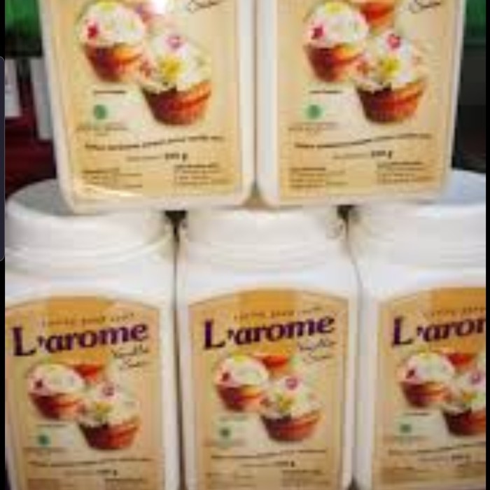 Lezat- L'arome Vanilla Susu 500 gram/Larome essence vanila susu bentuk bubuk