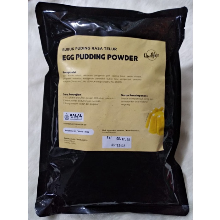 

Lezat- Come Food Egg Pudding 1 kg / Silky Puding / Comefood Toping Dessert