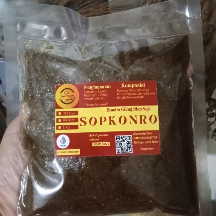 

EK840 BUMBU INSTAN SIAP SAJI SOP KONRO 100 GR ORIGINAL MAKASSAR SALE