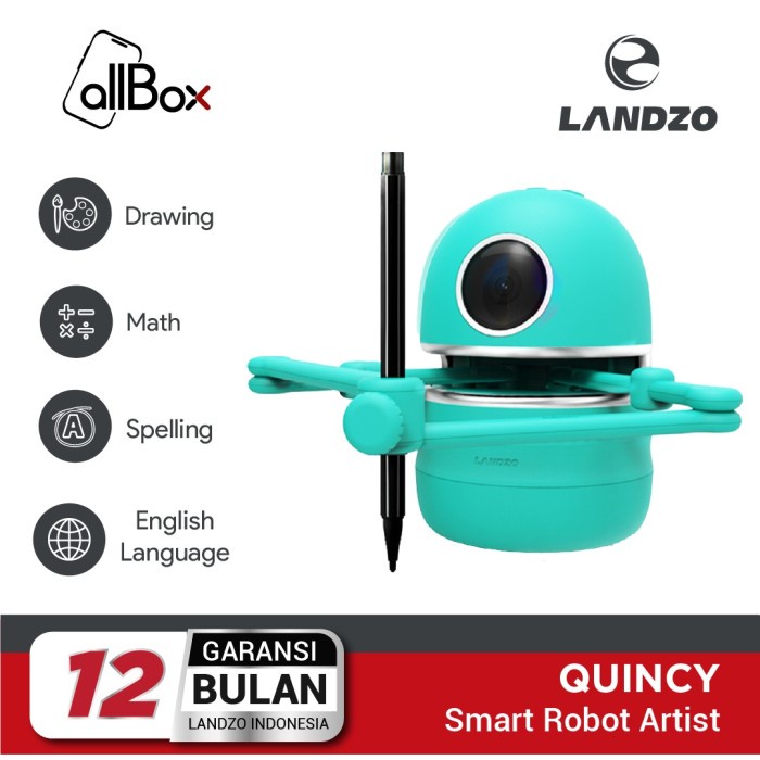 Quincy Smart Robot Pintar Untuk Belajar Menggambar Menulis Mewarna