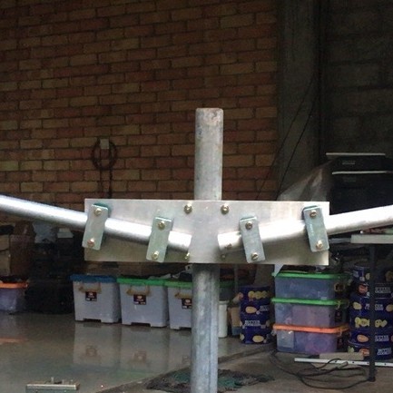 PREMIUM Bracket Antena HF 40M Tubing Rotary