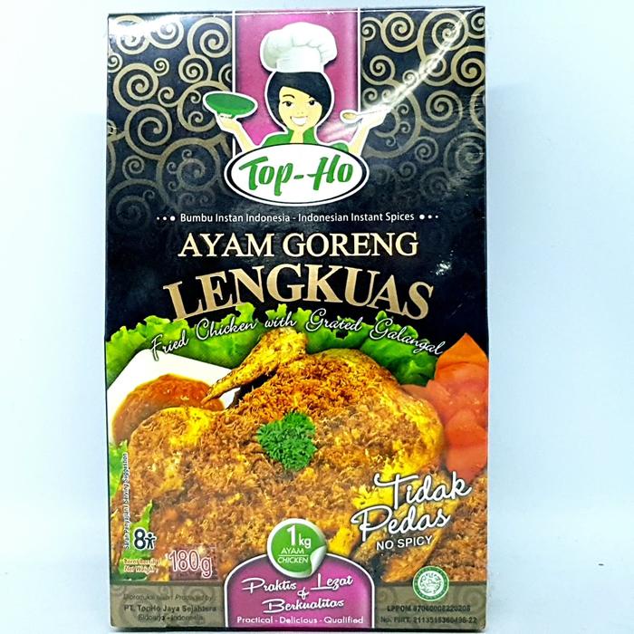 

QQ470 TOP HO BUMBU INSTAN AYAM GORENG LENGKUAS 180gr BASAH HALAL MUI BIG SALE