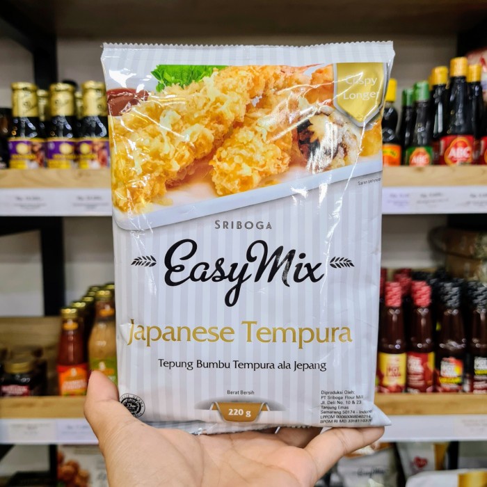 

NX194 SRIBOGA EASY MIX JAPANESE TEMPURA 220GR TEPUNG BUMBU INSTAN TERBARU