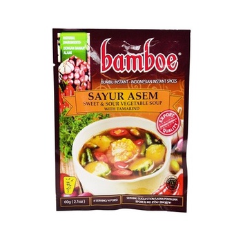 

CN650 BAMBOE Sayur Asem Bumbu Masak Instan 60gr [8992735248180] PROMO SPECIAL
