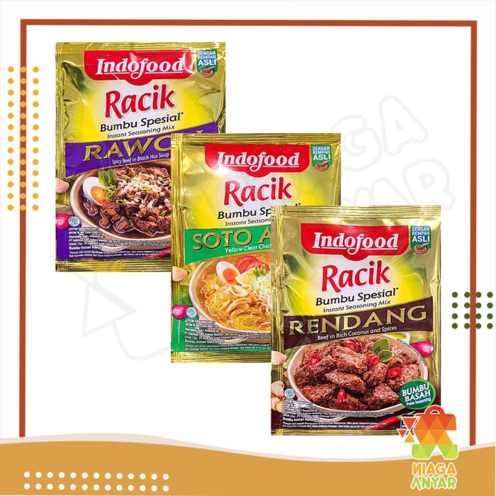 

EX300 NA Indofood Racik Bumbu Basah Instan Siap Pakai / Instant Paste Season NEW