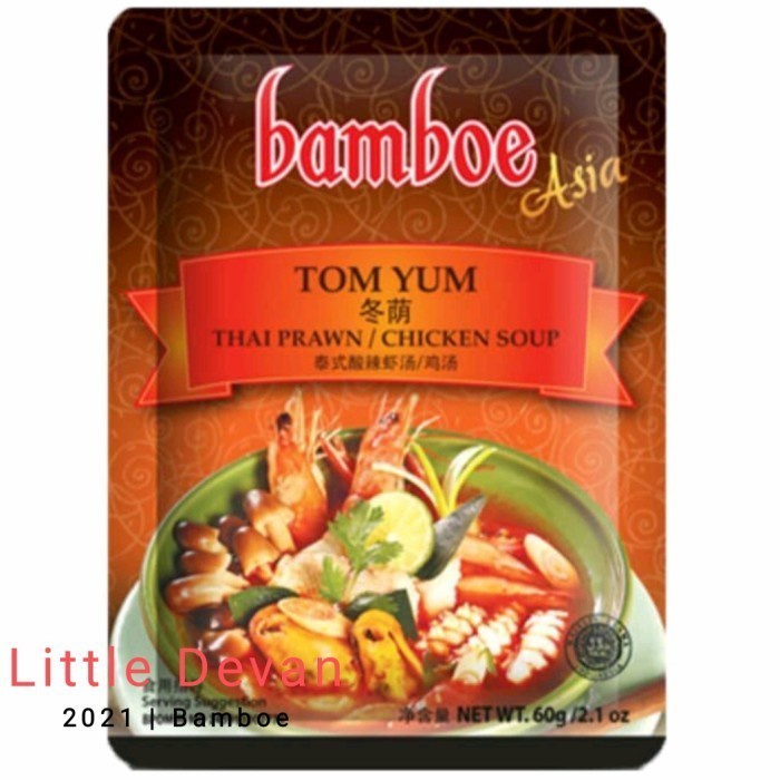 

WN315 Bamboe bambu tom yum bumbu dapur instan exp masih panjang GRATIS ONGKIR