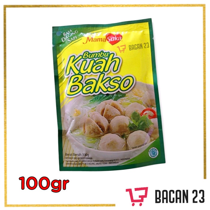 

FX501 MamaSuka Bumbu Kuah Bakso ( 100 gr ) / Kuah Baso Instan / Bumbu Instan BIG SALE