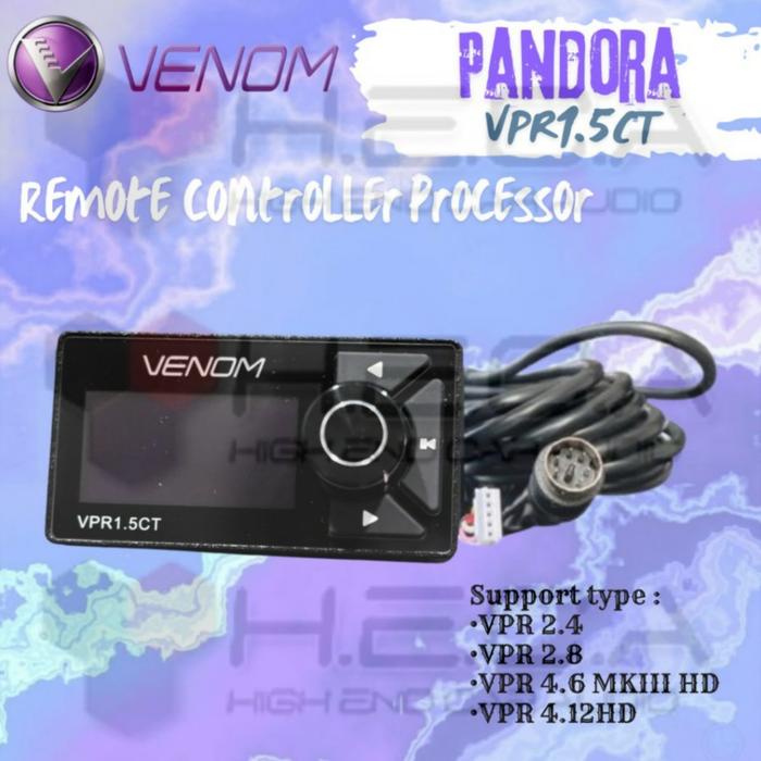 PREMIUM Venom VPR 1.5CT Remote Controller DSP Control Remot Processor Setting