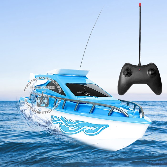 PREMIUM RC Kapal Pesiar Speed Boat Mainan Edukasi Anak Kapal Remote Control
