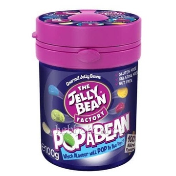 

The Jelly Bean Beans Factory Popa Bean Candy 100 gr Permen jell Lunak