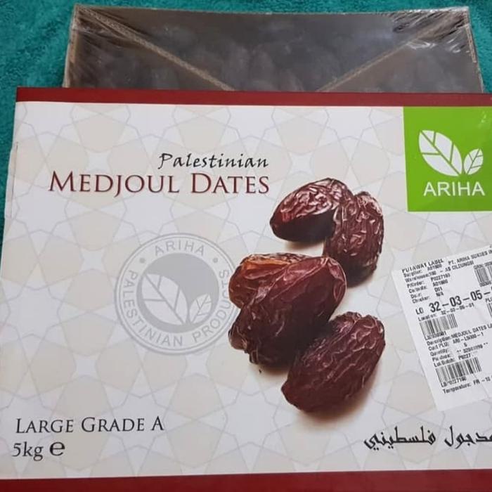 

Lezat- KURMA MEDJOUL ARIHA LARGE @5KG , ASLI PALESTINA MEDJOL MEDJOOL DATES