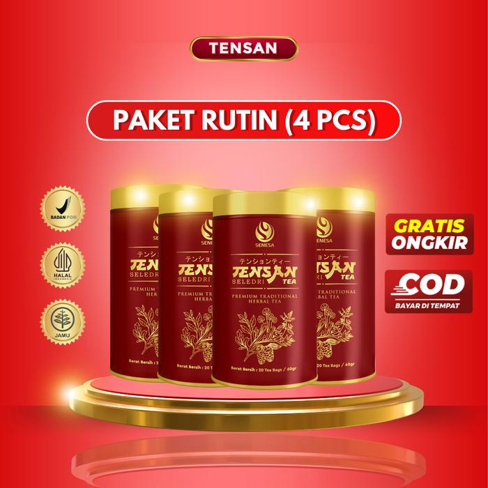 

Teh Tensan Ramuan Daun Seledri Paket 4 Kaleng