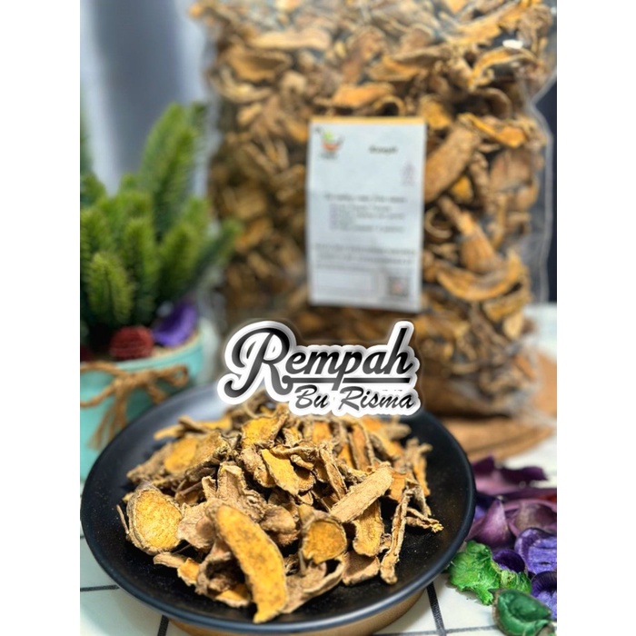 

Lezat- Kunyit Kuning Kering - Kunir Rajang Kering 1 Kg