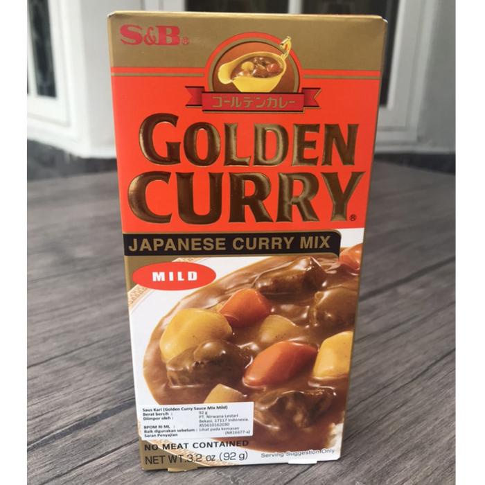 

Lezat- S&B Golden Curry 92gr / Japanese Curry mix / Saus Kari Jepang - Mediu