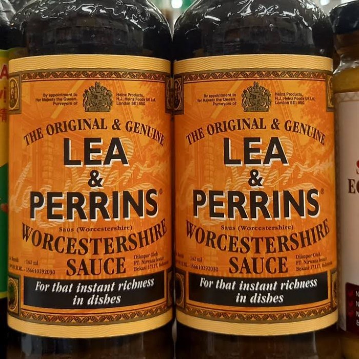 

Lezat- lea perrins sauce 284ml saus inggeris