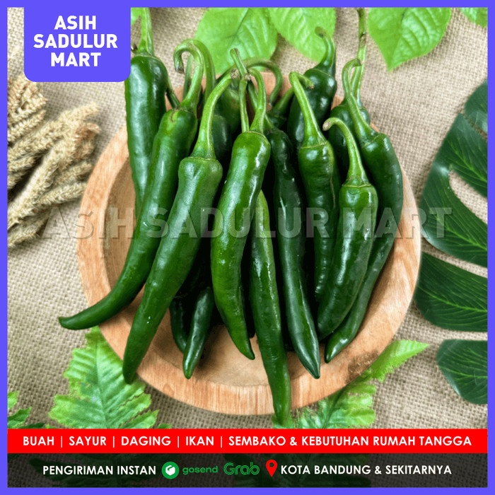 

Lezat- Bumbu Dapur Cabe 500gr Rawit Gendot Keriting Tanjung Bandung