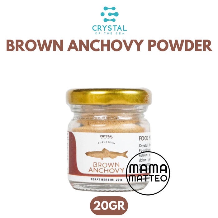 

Lezat- Crystal of the Sea Brown Anchovy Powder 20gr / Bubuk Teri Jengki