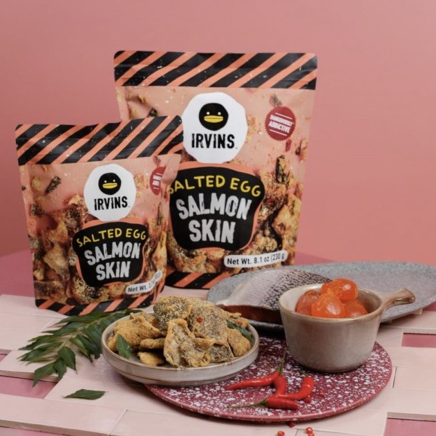 

SMALL Irvins Salted Egg Salmon Skin 105 Gram Snack Singapore Kulit
