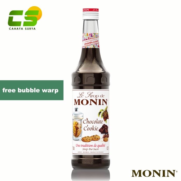 

Monin Syrup/Sirup - Choco Cookie Syrup 700 ml (Rasa Kue Cokelat)