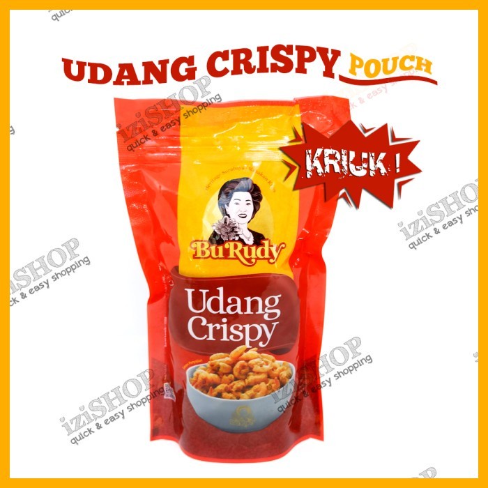 

(GoodSeller) UDANG CRISPY Kemasan POUCH Khas Bu Rudy