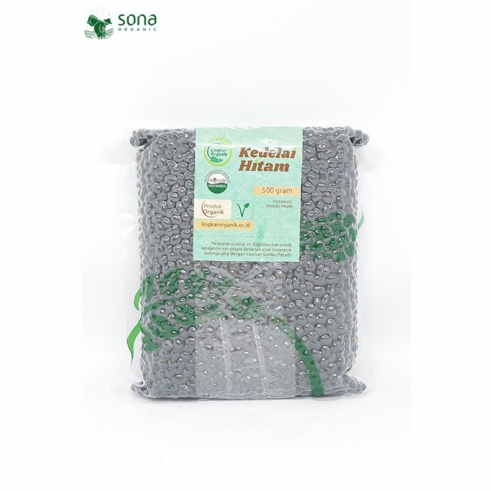 

(GoodSeller) Kacang Kedelai Hitam 500gr Organik - Lingkar Organik