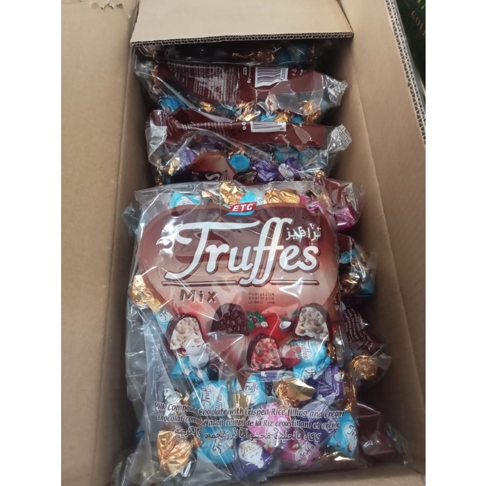 

coklat truffle 1kg mix kemasan orignal