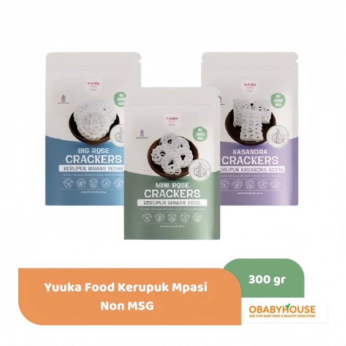 

Yuuka Food Kerupuk Mpasi Non MSG 300 gr