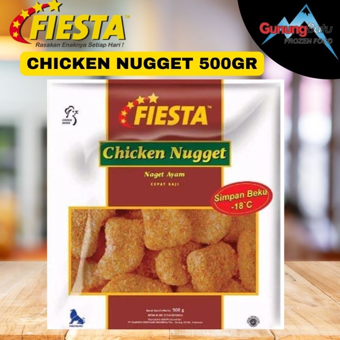 

Lezat- FIESTA CHICKEN NUGGET 500 GRAM