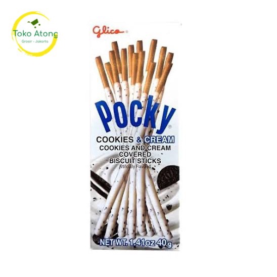 

Glico Pocky Half Rasa Cookies & Cream Mini Pack (1 pack isi 10 pack)