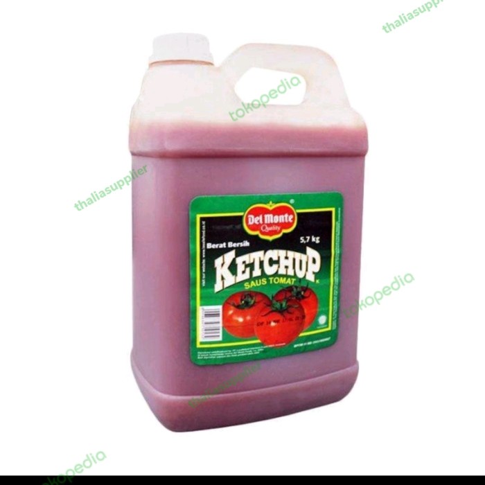 

Lezat- DELMONTE SAUS TOMAT GALON 5.7KG KHUSUS INSTANT KURIR
