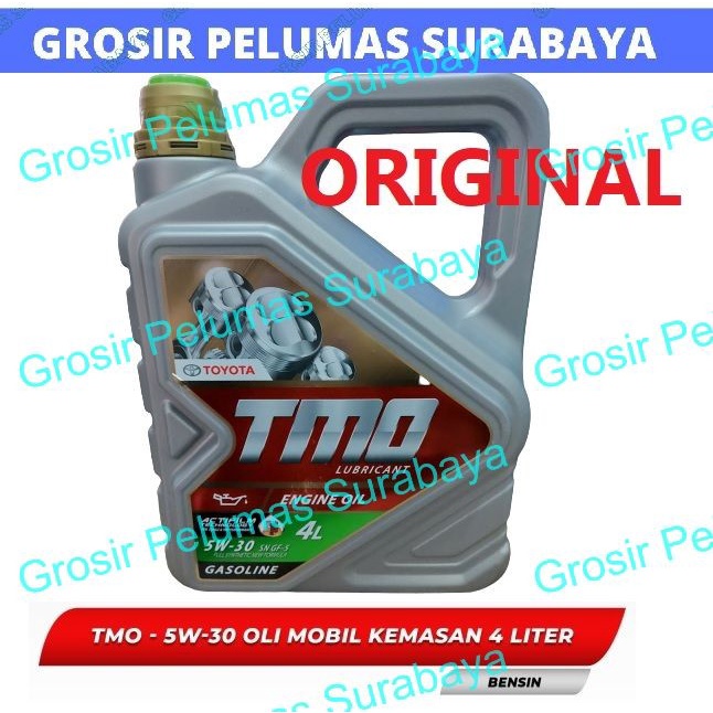 Sale Original Oli Toyota Tmo Bensin Hijau 5W/30 5W-30 Galon 4Ltr 4 Liter