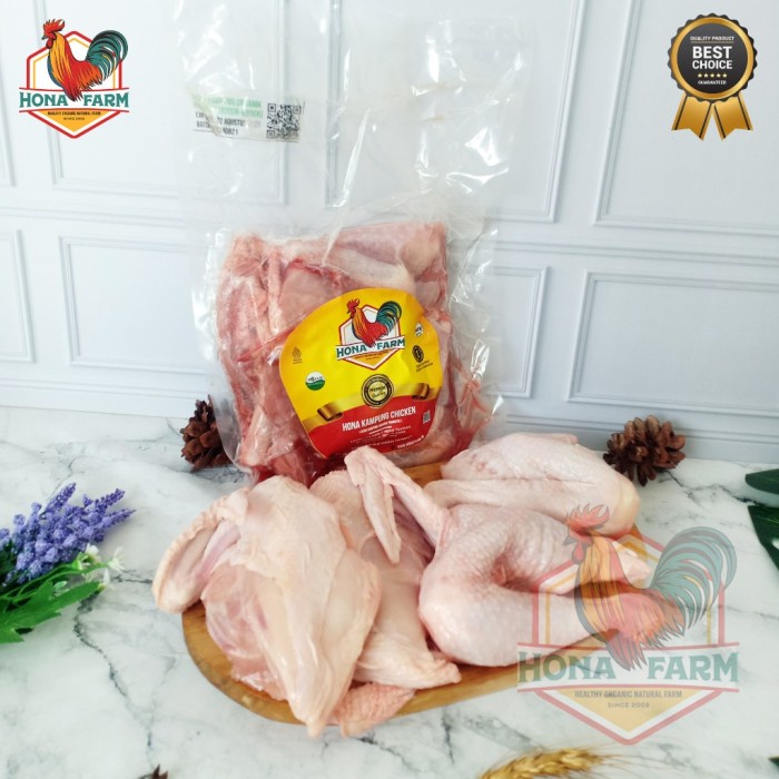 

Lezat- Hona Farm Ayam Kampung Organik Probiotik 700-799gr (Potong 4)