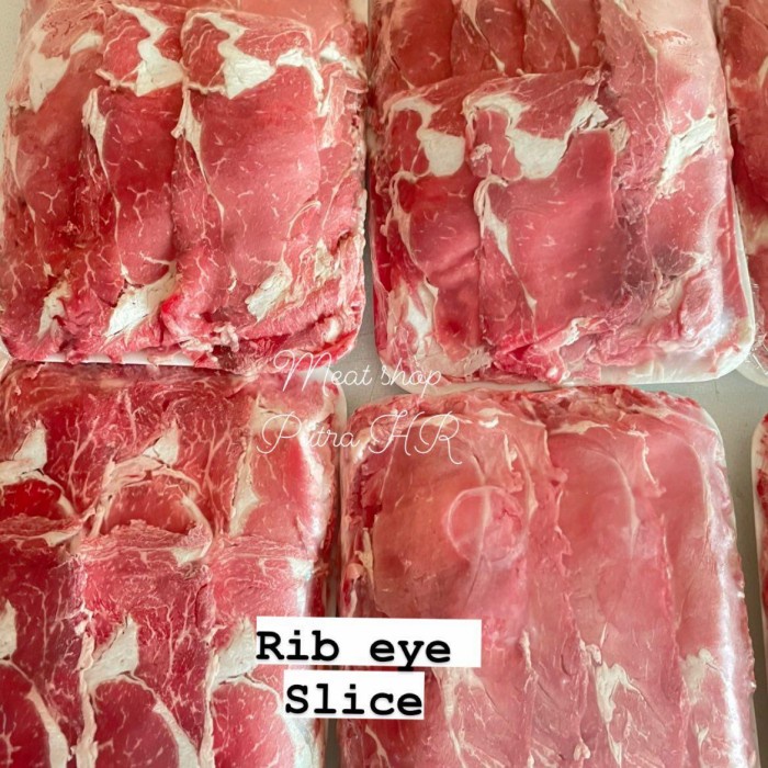 

Lezat- daging slice rib eye 500gr murah