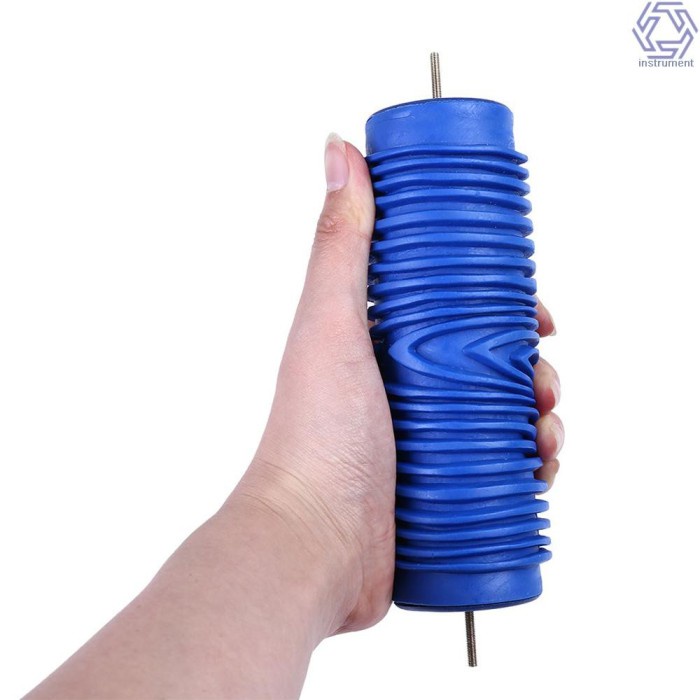 TERPERCAYA Roller Cat Dinding Motif Kayu Bahan Karet Untuk Dekorasi Rumah