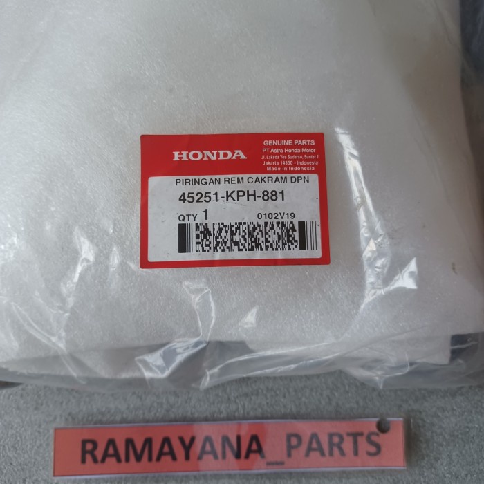 Disk Fr Brake Karisma Supra X 125 45251KPH881